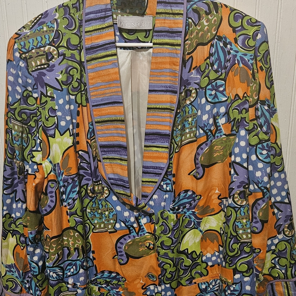 Multicolor Patterned Blazer - image 1